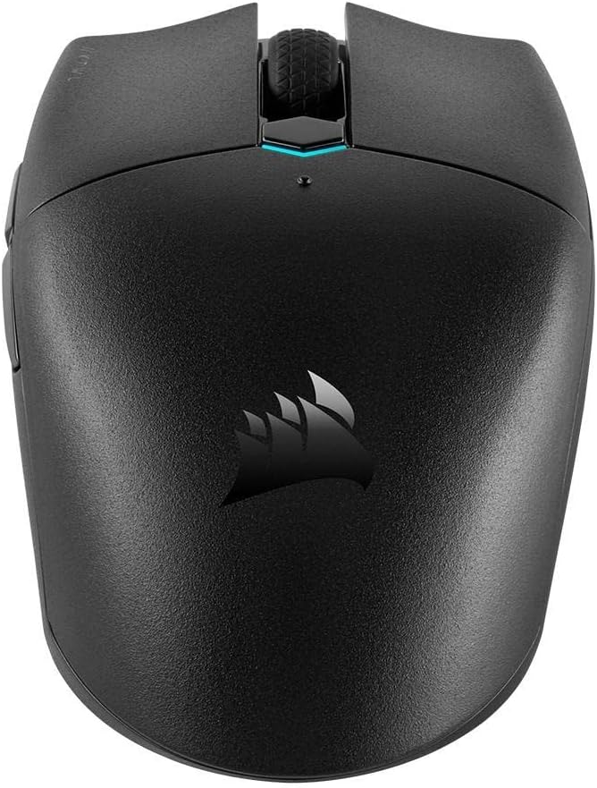Corsair Katar Pro Wireless, Lightweight FPS/MOBA Gaming Mouse with Slipstream Technology, Compact Symmetric Shape, 10,000 DPI - Black