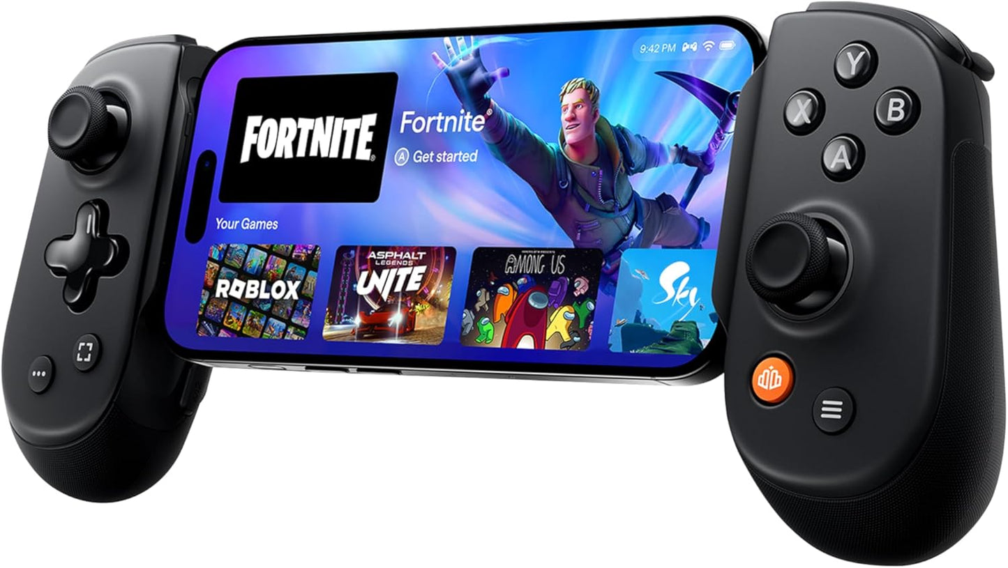 BACKBONE Pro Mobile Gaming Controller for iPhone 15/16 Series+ and Android, USB-C & Bluetooth, Play Anywhere on Any Screen, Premium Quality & Pro-Level Comfort, Android & iPhone Game Controller