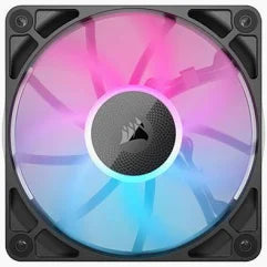 Corsair RX120 RGB 120mm PWM Case Fan - Black (Requires iCUE LINK System Hub)