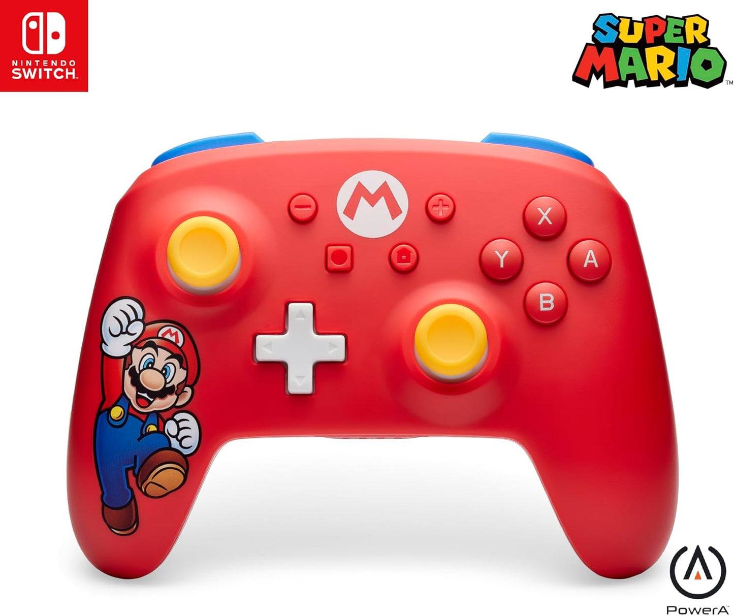 PowerA Wireless Controller for Nintendo Switch - Mario Joy, Nintendo Switch