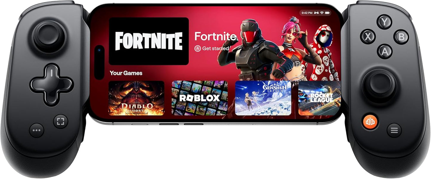 BACKBONE Pro Mobile Gaming Controller for iPhone 15/16 Series+ and Android, USB-C & Bluetooth, Play Anywhere on Any Screen, Premium Quality & Pro-Level Comfort, Android & iPhone Game Controller