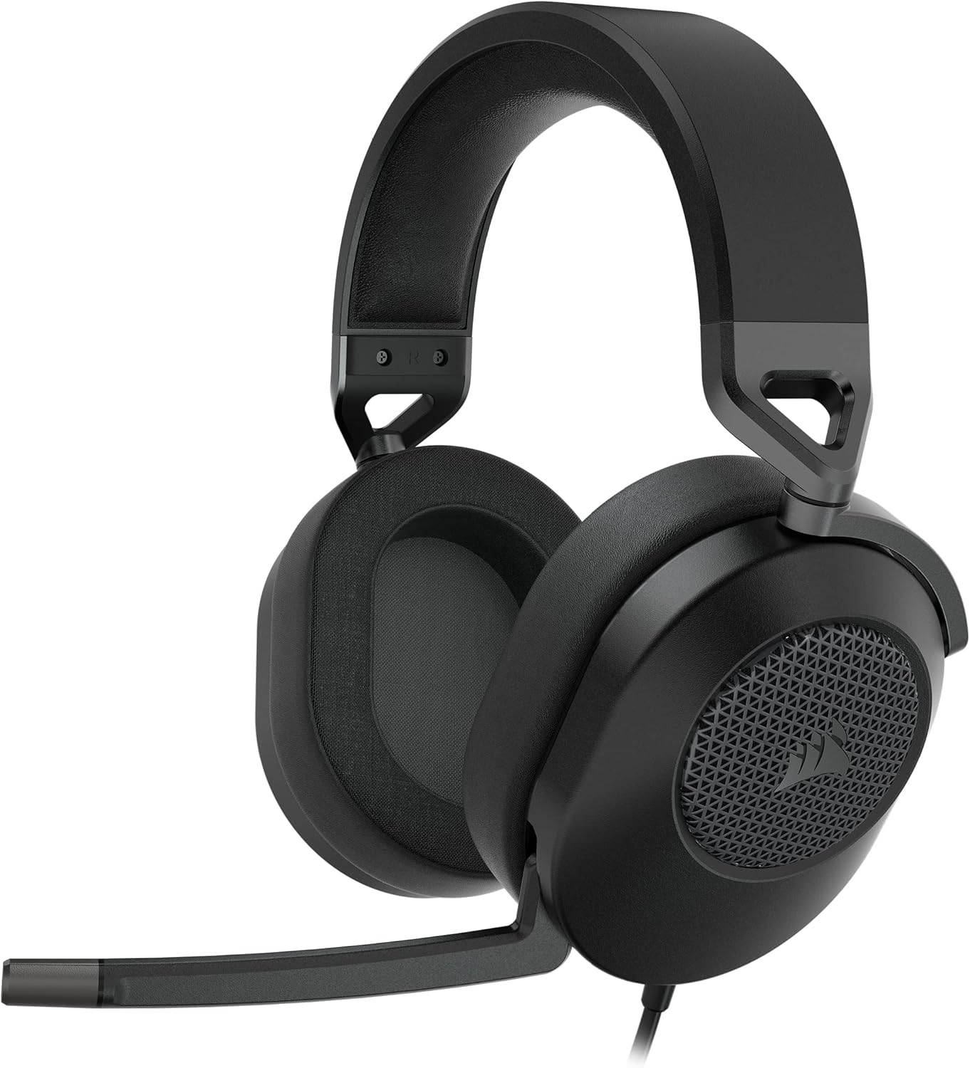 CORSAIR HS65 Surround Multiplatform Wired Gaming Headset – Dolby Atmos – SonarWorks SoundID – iCUE Compatible – PC, Mac, PS5, PS4, Xbox, Nintendo Switch, Mobile – Carbon