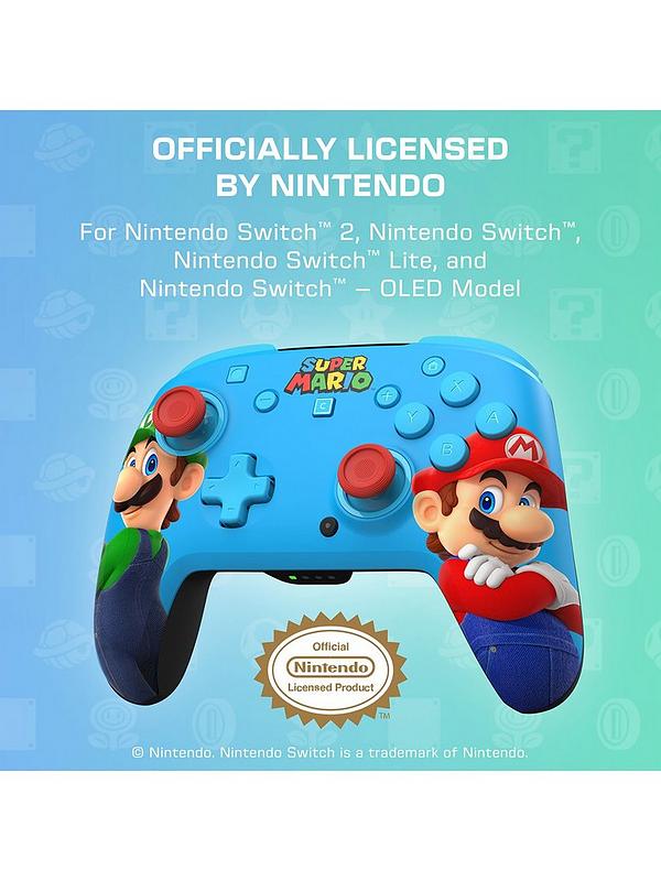 Turtle Beach Rematch Wireless Gaming Controller for Nintendo Switch/Switch 2 - Mario & Luigi