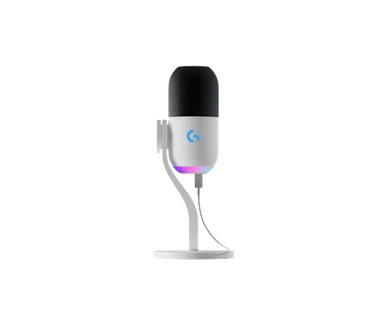 Logitech Yeti GX RGB LIGHTSYNC Gaming USB Microphone - White